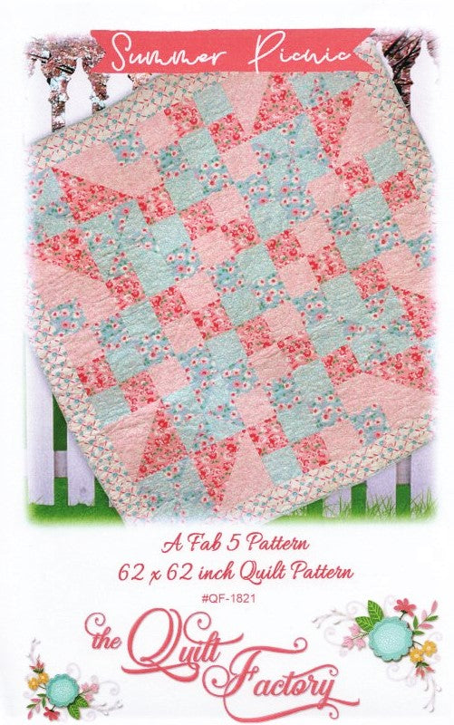 SUMMER PICNIC - Quilt Pattern QF-1821 By The Quilt Factory – Jordan Fabrics