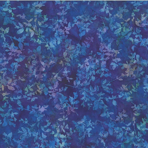 Hoffman Batik Berry Delicious 2390 924 Salvia Branch Foliage By The Yard