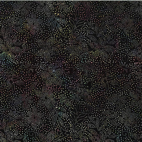 Hoffman Batik T2439 657 Spectrum Dotted Floral By The Yard