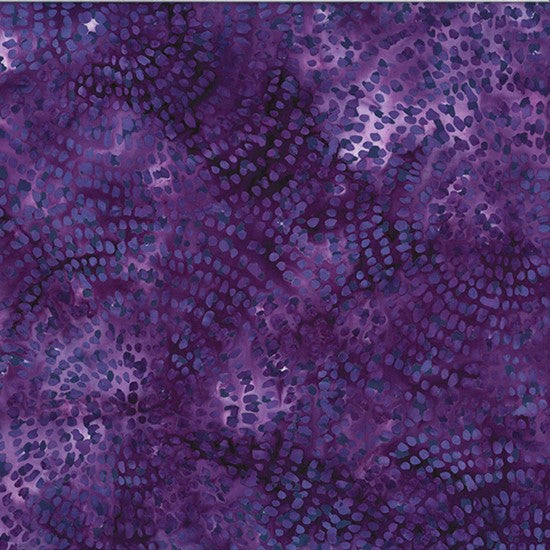 Hoffman Batik Violet Rays T2441 333 Peony Circles By The Yard