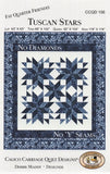 TUSCAN STARS - Calico Carriage Quilt Designs Pattern CCQD156