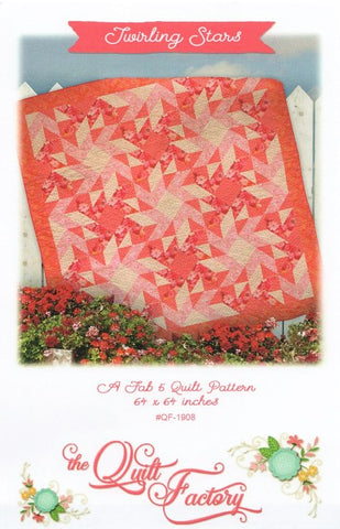 TWIRLING STARS - The Quilt Factory Pattern QF-1908 DIGITAL DOWNLOAD