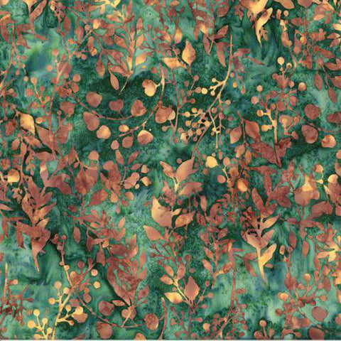 Hoffman Batik U2460 418 Chamomile Foliage By The Yard