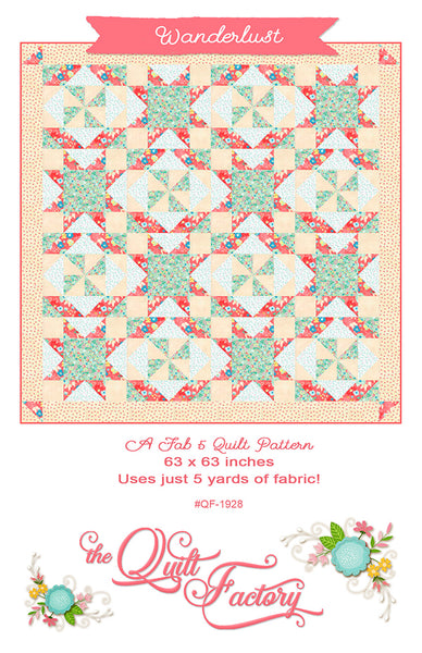 WANDERLUST - The Quilt Factory Pattern QF-1928 DIGITAL DOWNLOAD