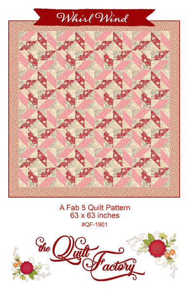 WHIRL WIND - Quilt Pattern QF-1901 By The Quilt Factory