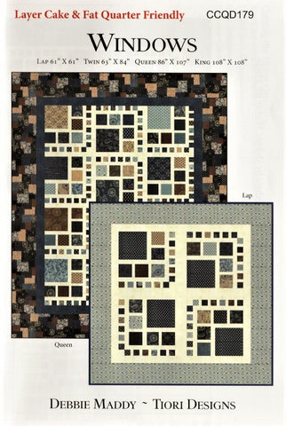 Fenster – Kattunkutschen-Quilt-Designs, Muster ccqd179
