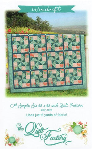 WINDRIFT - Quilt Pattern QF-1926 By The Quilt Factory