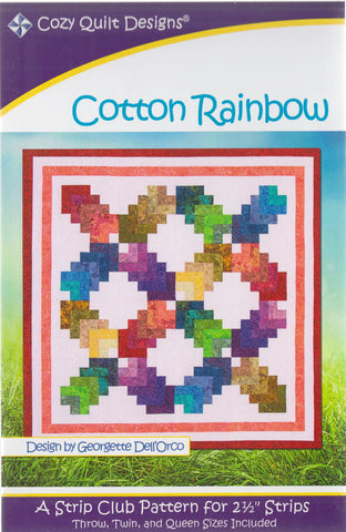 Baumwoll-Regenbogen – gemütliches Quilt-Designmuster