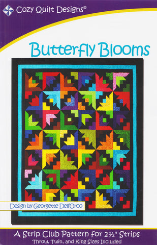 Schmetterlingsblüten – gemütliches Quilt-Designmuster
