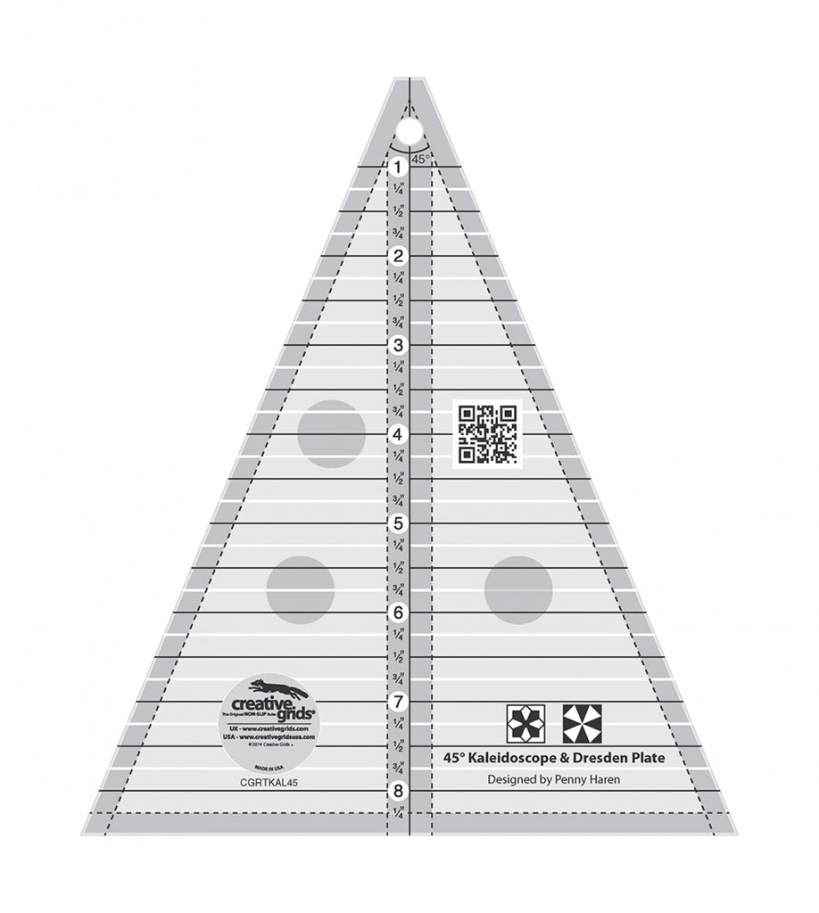 Multi-size 45 & 90 degree Triangle Ruler – Beadjet