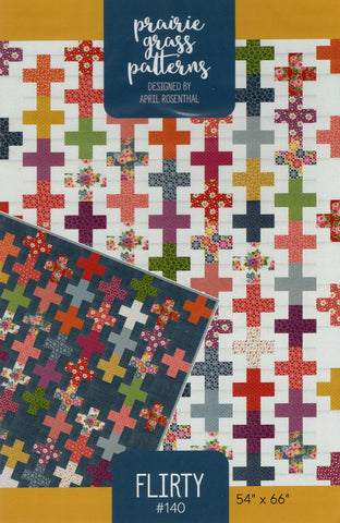 FLIRTY - Quilt Pattern By Prairie Grass Patterns #140