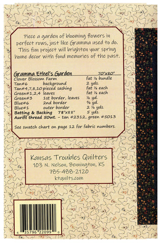 Gramma Ethels Garten – Kansas Troubles Quilters' Pattern