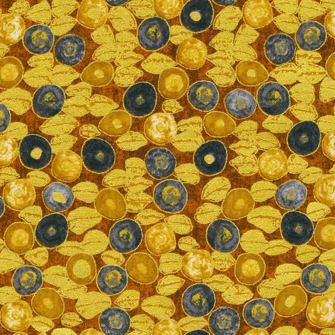 Kaufman Metallic Gustav Klimt 21351 133 Gold Java Beans By The Yard