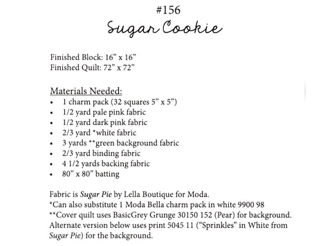 Zuckerplätzchen – Quiltmuster von Lella Boutique