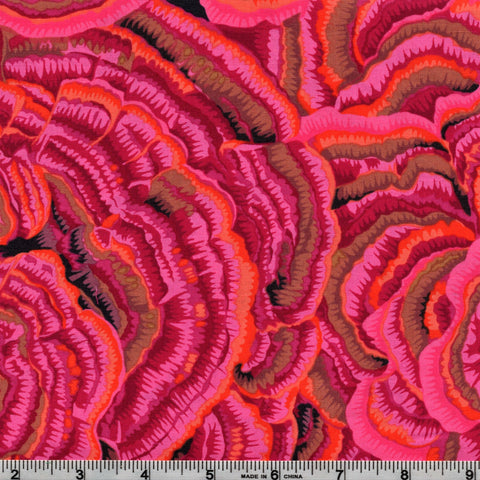 Free Spirit Kaffe Fassett PWPJ082 Pink Tree Fungi By The Yard