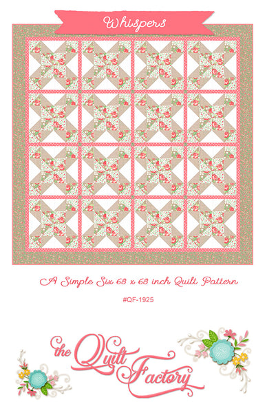 WHISPERS - Quilt Pattern QF-1925 By The Quilt Factory