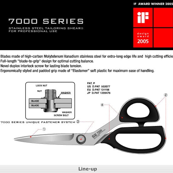 KAI tailor scissors 25cm