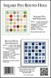 SQUARE PEG ROUND HOLE - Calico Carriage Quilt Designs Pattern CCQD162 DIGITAL DOWNLOAD