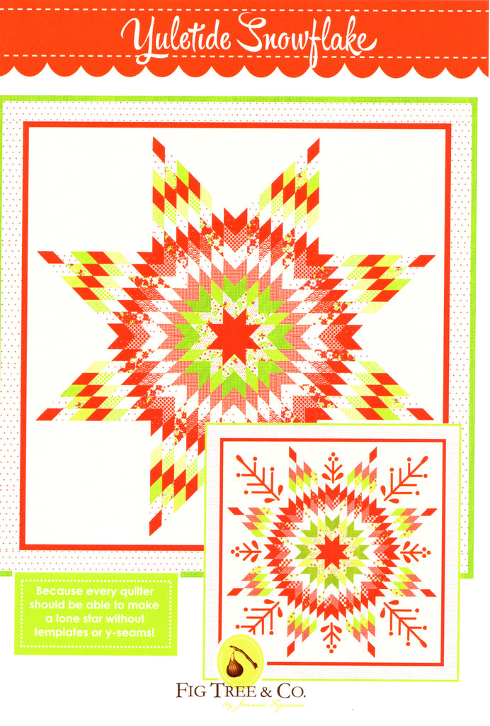 YULETIDE SNOWFLAKE - Fig Tree & Co. Pattern – Jordan Fabrics